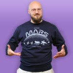 Mars Exploration Society - granatowa bluza męska [CRAZY PROMO]