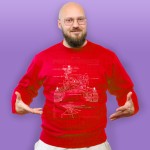 Perseverance / Ingenuity - czerwona bluza męska [ULTRA RED EDITION] [CRAZY PROMO]