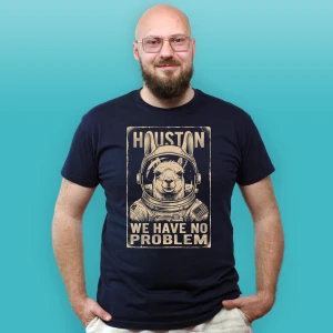Houston We Have No Problem - koszulka męska