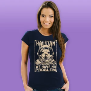 Houston We Have No Problem - koszulka damska